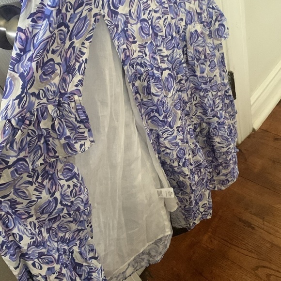 NWT Astr Viona Floral Off the Shoulders Tiered Maxi Size 1X - Picture 6 of 13